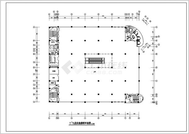 商场电气工程施工CAD设计图-图二