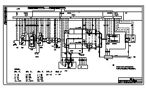 变电所设计_某变电所带检测点污水处理控制流程设计cad图纸-图一
