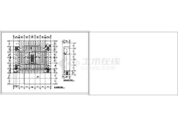 五层商场消防工程设计CAD施工图-图二