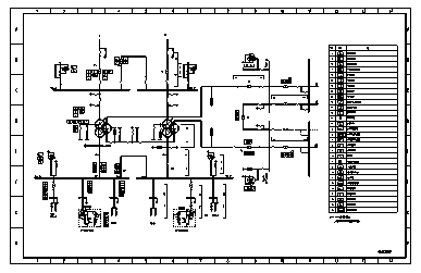 变电站设计_某110kV变电站远动范围设计cad图纸-图一