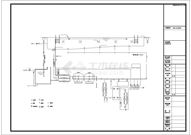高档别墅游泳池水处理全套图纸-图一