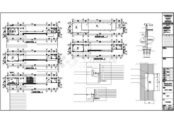 阜合小学大门CAD电气设计施工图-图二