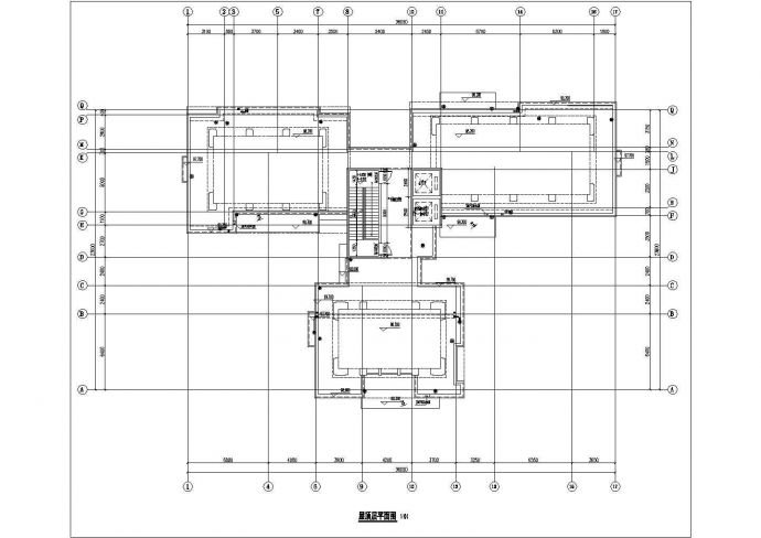 锦州市澄福花园小区9层框架结构住宅楼全套平面设计CAD图纸_图1