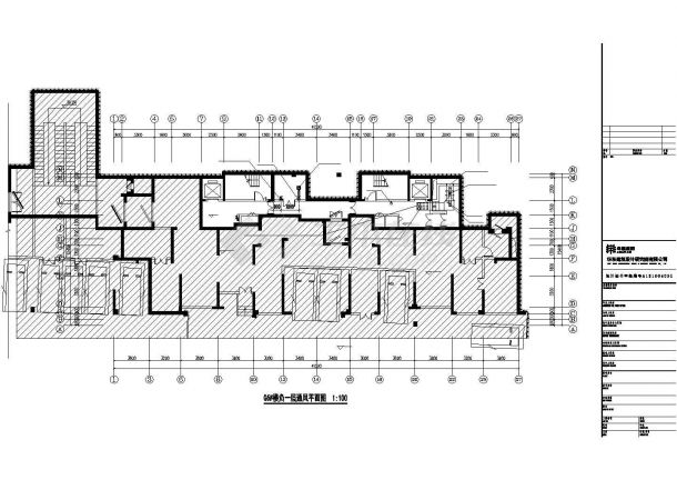CAD暖通施工图纸-阜阳高速G6#7#9#楼-图二
