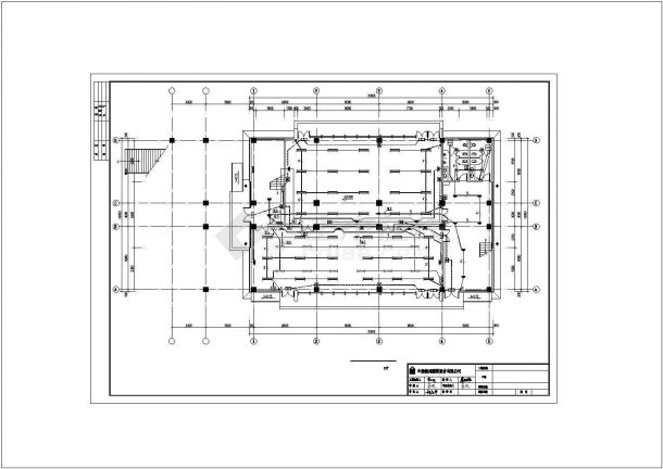 某综合楼电气CAD全套设计图-图二