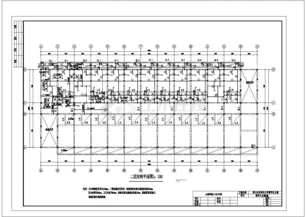 【6层】5400平米六层砖混留学生公寓全套毕业课程设计（计算书、结构图）-图一