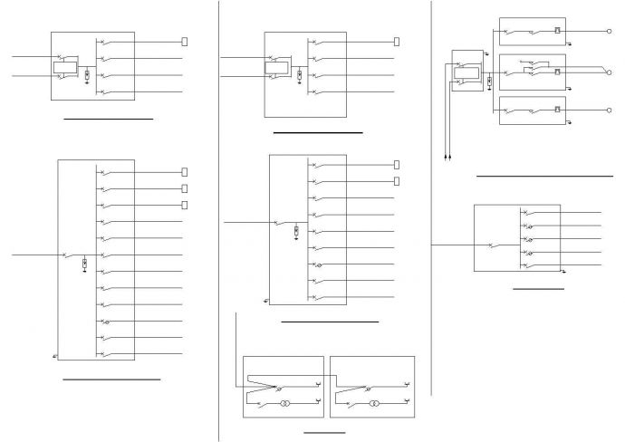 某地商场地下层配电系统设计cad图纸，共一份资料_图1