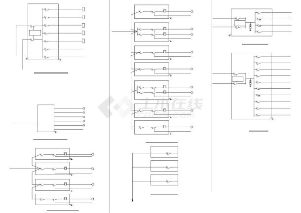 某地商场地下层配电系统设计cad图纸，共一份资料-图二