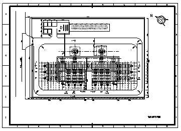 变电站设计_某城市变电站总体设计cad图纸_图1