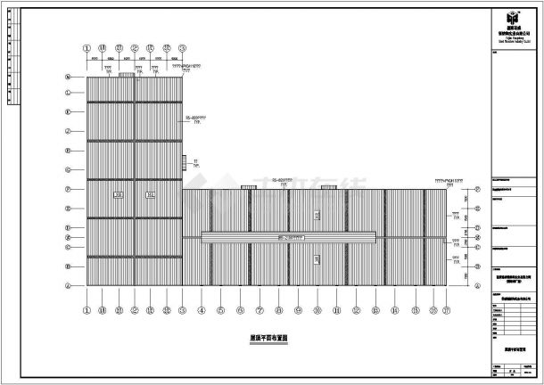 某最大跨度37米单山双跨钢架结构厂房设计cad详细结构施工图（含设计说明）-图一