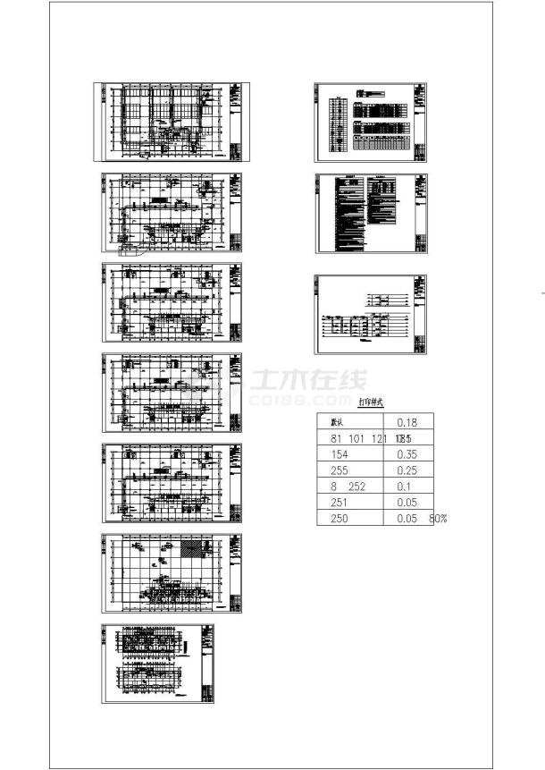 某小区B11#楼暖通设计CAD设计图纸-图二