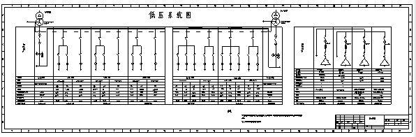变电站设计_某城市企业变电站高低压系统设计cad图纸_图1