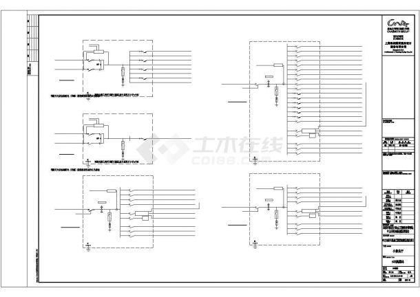某3#小报告厅CAD电气设计施工图纸-图一