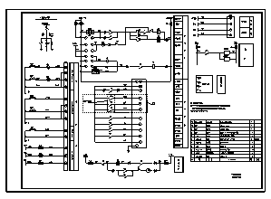 变电站设计_某中心变电站二次原理设计cad图纸_图1