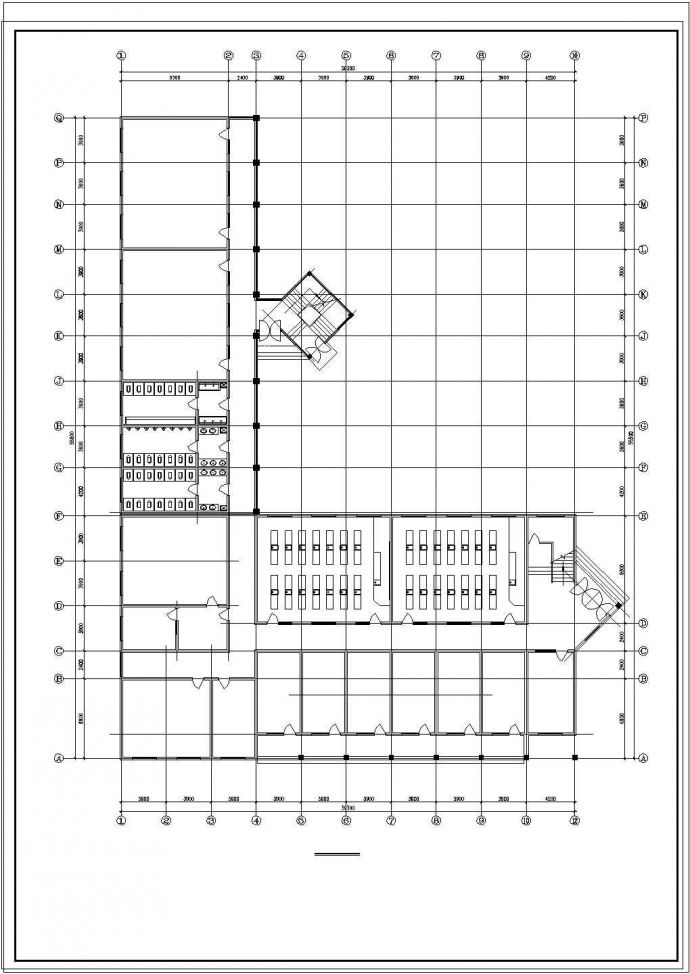 某中学学校教学楼建筑方案设计_图1
