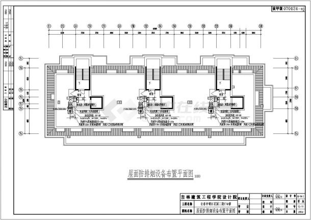 小区高层商品房给排水和采暖全套图CAD图纸-图二