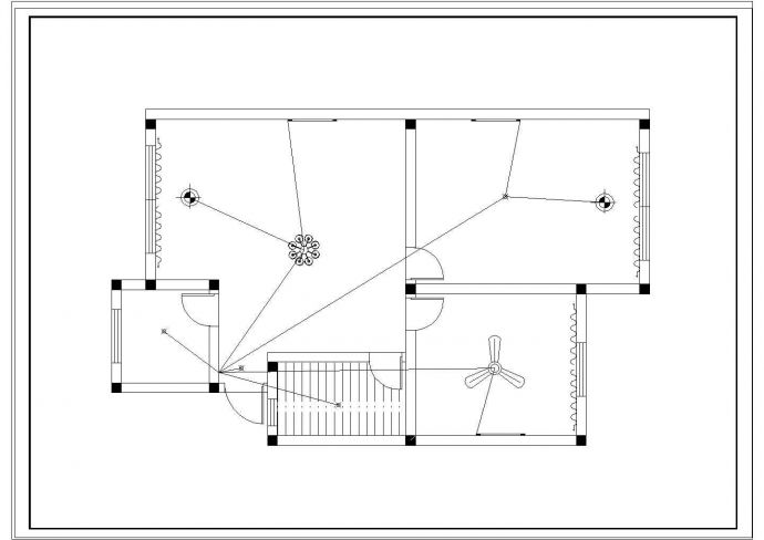 某室内家装设计方案cad施工图例_图1