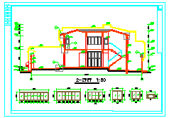 二层北方四合院建筑设计图带1张JPG外观效果（龙湖别院落3号院）_图1