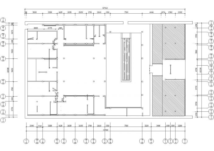 某民宿客栈室内装修设计CAD全套施工图（含设计说明，含效果图，含水电设计）_图1