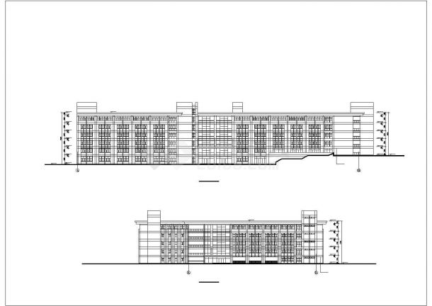 2.9万平米6层框架结构教学综合楼全套建筑设计CAD图纸-图一