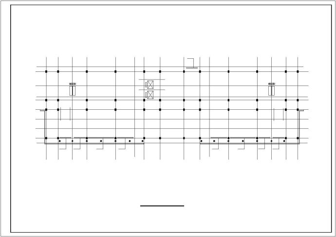 13981平方米高层办公楼建筑设计施工cad图，共十二张_图1