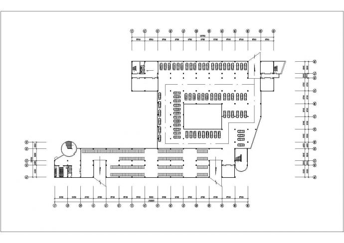 沈阳市某职业技术学校1.2万平米5层框架结构教学楼建筑设计CAD图纸_图1
