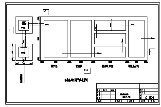 球场污水处理站设计_某高尔夫球场的污水处理站全套施工cad图纸-图二