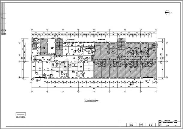 临泉县老集中心卫生院CAD建筑施工图纸-图二
