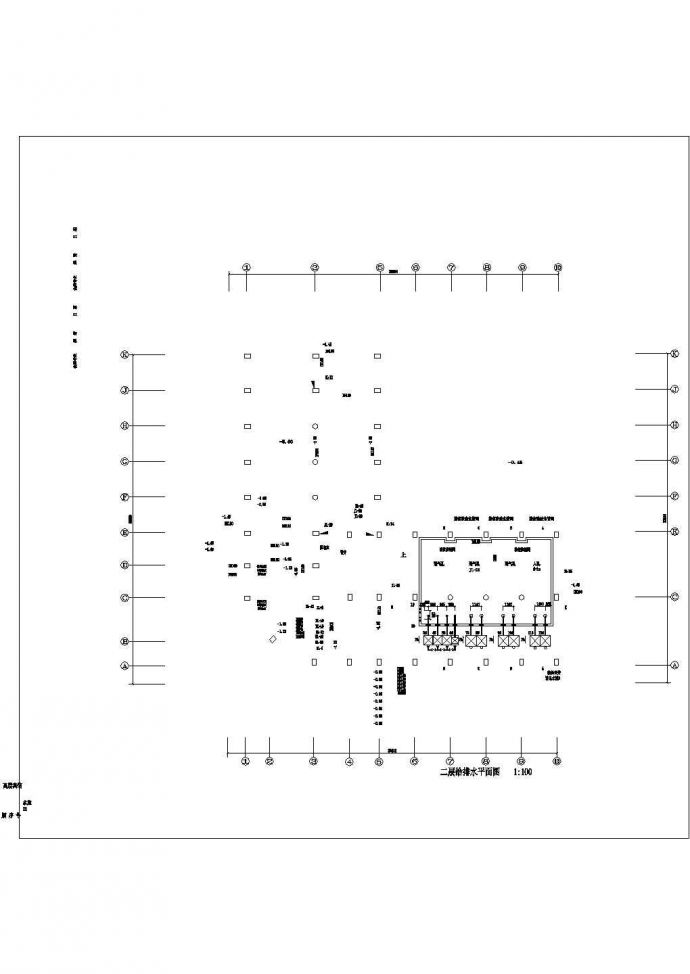 某二十层商场宾馆给排水成套CAD图纸_图1