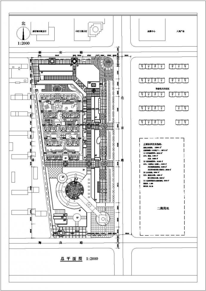 某小区规划图5建筑全套cad图，含效果图_图1