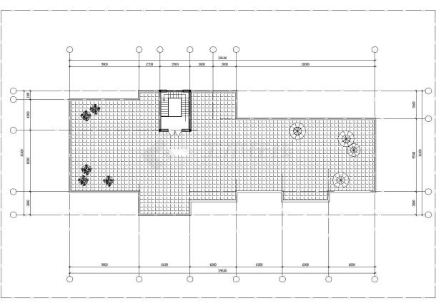 2层982平米砖混结构广场小区幼儿园建筑方案设计图-图一