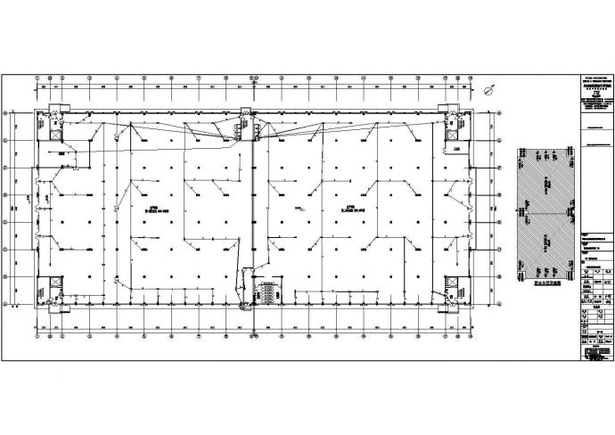 某8#厂房电气CAD施工设计图纸_图1