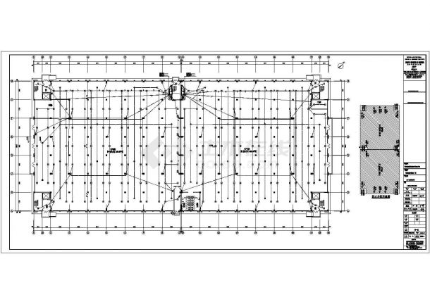 某8#厂房电气CAD施工设计图纸-图二