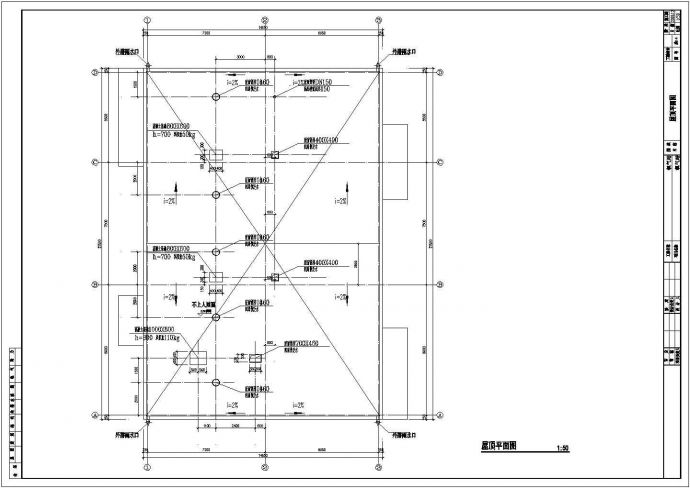 某医院制氧站建筑设计CAD图_图1