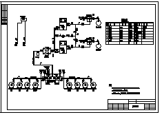 回用水处理工艺设计_某水厂回用水处理工艺施工cad图纸-图二