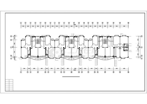 长55米宽13米6层住宅楼给排水施工图纸（标注明细）-图一