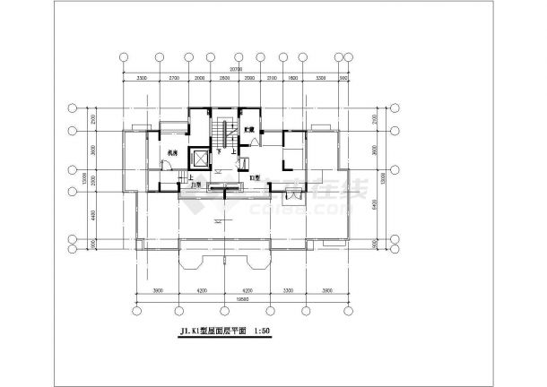 南昌市某新建小区100-140平米热门大户型平面设计CAD图纸（31张）-图二