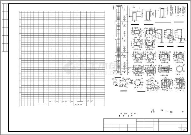 安徽某五层框架教学楼建筑施工图纸-图一