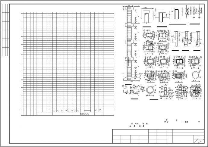 安徽某五层框架教学楼建筑施工图纸_图1