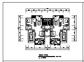 住宅设计_某四层花样洋房住宅户型设计cad图纸_图1