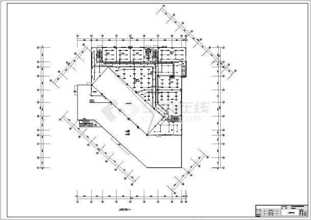 市民活动中心电气CAD设计施工图纸完整大样图-图二