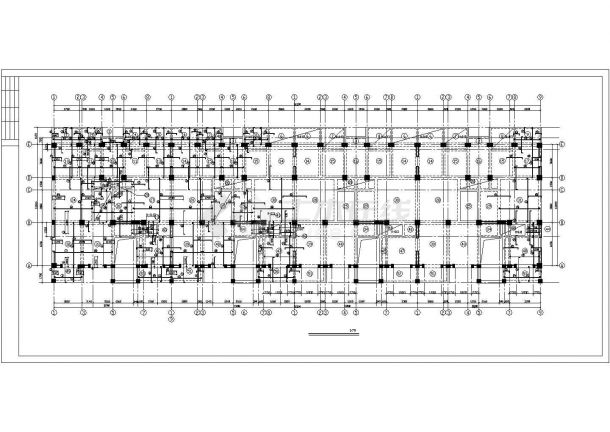 【设计院出品】6层(底框)砖混住宅楼结构设计方案CAD图纸-图二