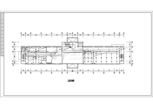某多层医疗综合楼电气设计CAD图纸-图二