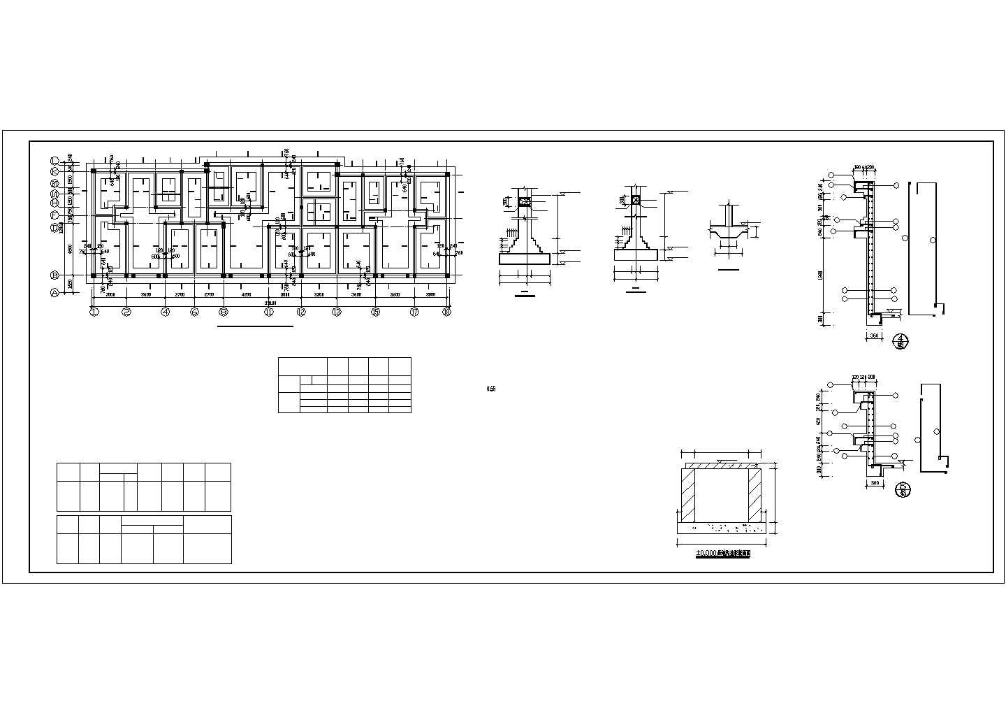 【精品】6层砖混住宅楼设计方案CAD图纸