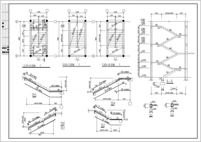 【精品】高档小区六层砌体住宅楼设计方案CAD图纸_图1