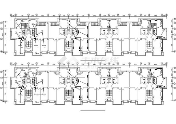 高层住宅电气CAD施工图-图二