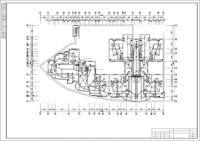 商住楼电气CAD设计施工图_图1