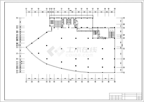 商住楼电气CAD设计施工图-图二