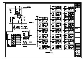 某二十层带地下二层办公楼强弱电全套系统设计cad图(含消防，弱电设计)