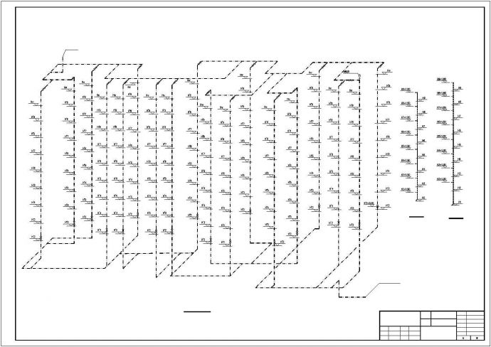 9层商住楼全套给排水施工图（长58.5米 宽18.9米 ）_图1
